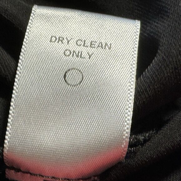 IC by Connie K Women's Tunic Top Size XL Black Gray Tie Cowl Neck Long Sleeve - Picture 7 of 7